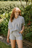 Striped Lightweight Set - Black/White