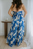 Tube Tie Back Jumpsuit - Blue
