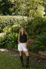 Sleeveless Button Up - Black