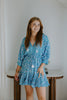Dolman Sleeve Mini - Bright Blue