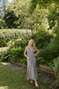 Printed A-Line Swing Maxi - Black