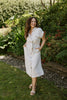Button Up Utility Dress With Pockets - Oat