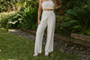 Linen Tube Top & Pant Set - Oat