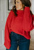 Knit Turtleneck - Red