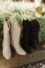 Western Suede Boot - Clay