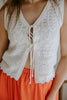Knit Front Tie Tank