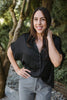Button Down Pocket Shirt - Black