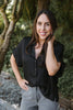 Button Down Pocket Shirt - Black