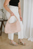 Woven Shoulder Bag - Pink