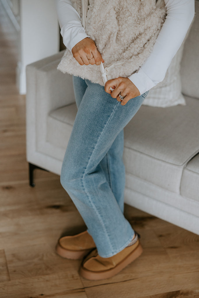 Cream Shealing Vest - Cream