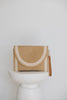 Envelop Clutch - Taupe/Natural