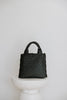 Woven Bag With Handle - Black