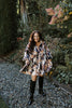 Babydoll Bronze & Navy Dress
