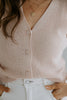 Lightweight V-Neck Knit Vest - Pink