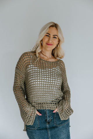 Dolman Sweater With Sparkle - Black