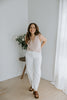 Lightweight V-Neck Knit Vest - Pink
