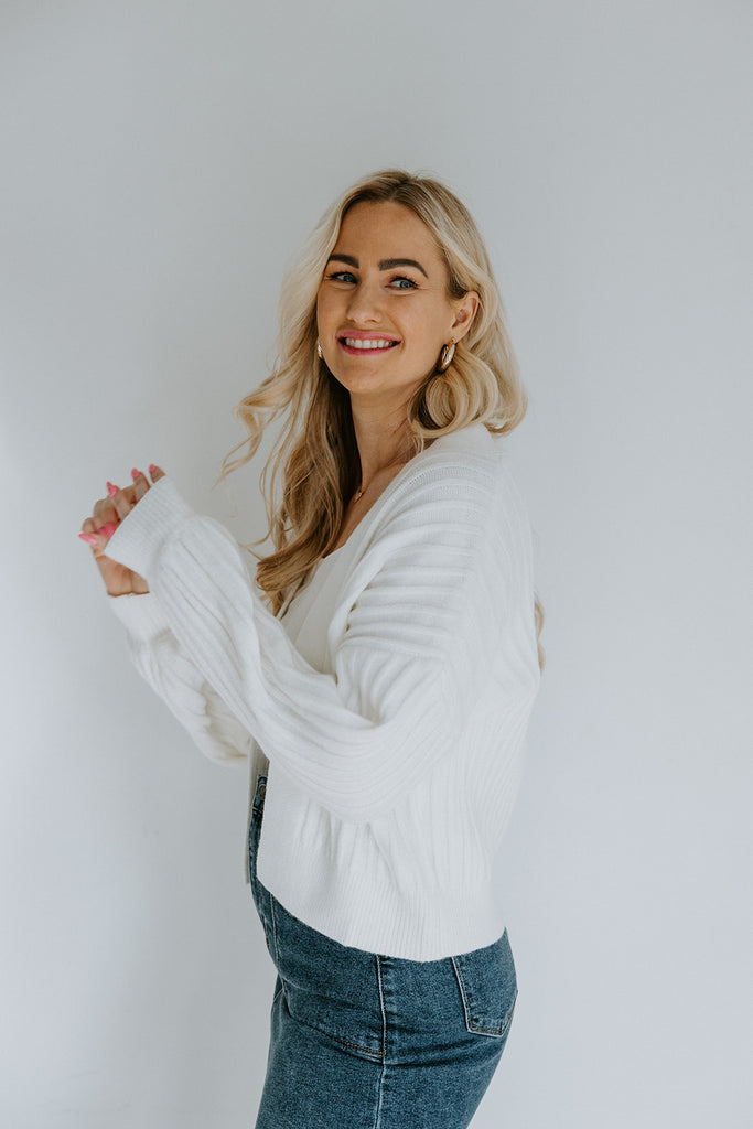 Open Sweater Cardigan - Ivory – Muse Social Fashion House