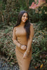 Knit Turtleneck Dress - Toffee