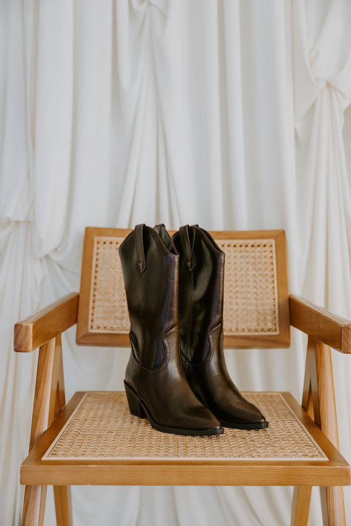 The New Cowgirl Boot - Brown