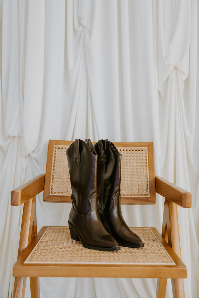 The New Cowgirl Boot - Brown