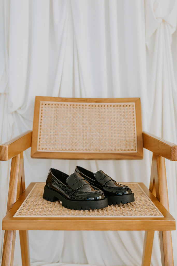 Black Patent Loafer