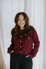 Knit Jacket - Wine