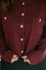 Knit Jacket - Wine