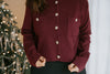 Knit Jacket - Wine