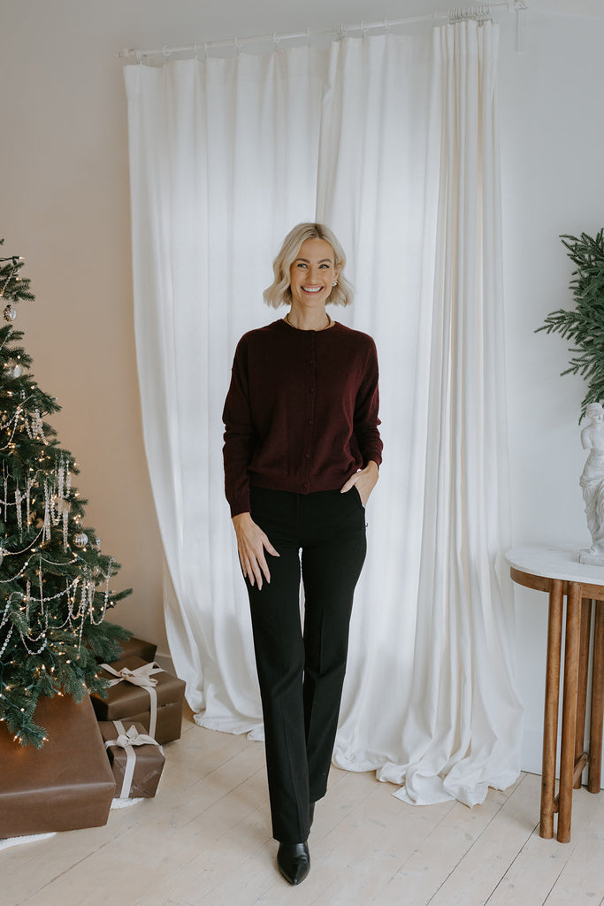 Marina Cardigan - Wine