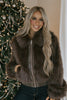 Cozy Luxe Faux Fur Jacket - Brown
