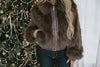 Cozy Luxe Faux Fur Jacket - Brown