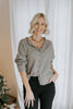 Lightweight Button Up Cardigan - Heather Mocha