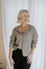 Lightweight Button Up Cardigan - Heather Mocha