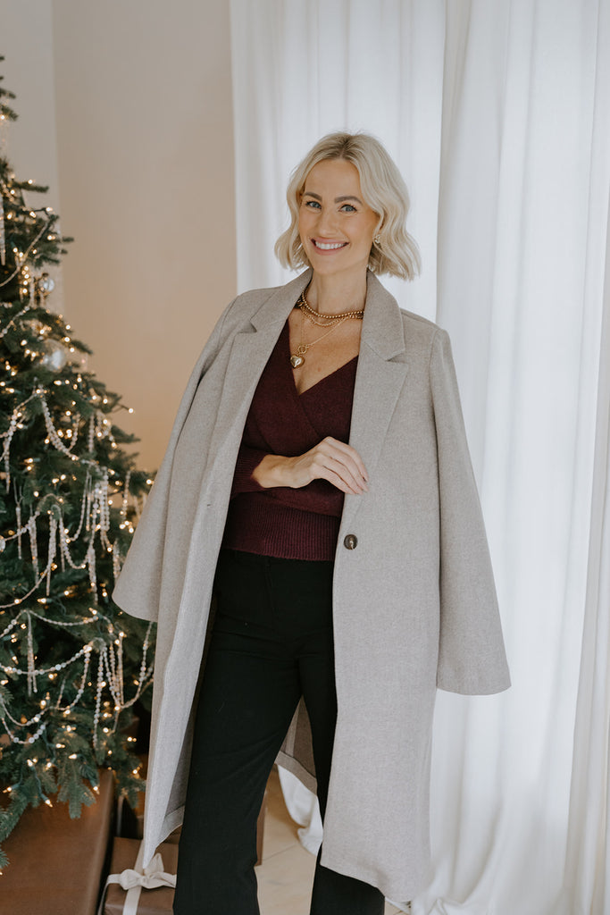 The Classic Coat - Oatmeal