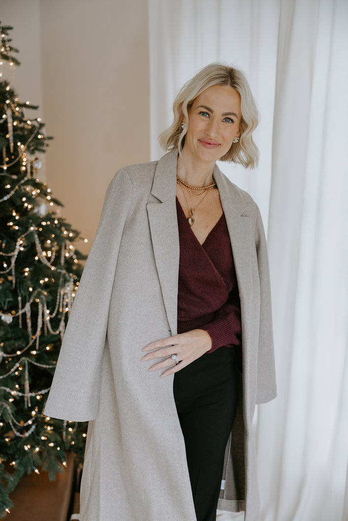 The Classic Coat - Oatmeal