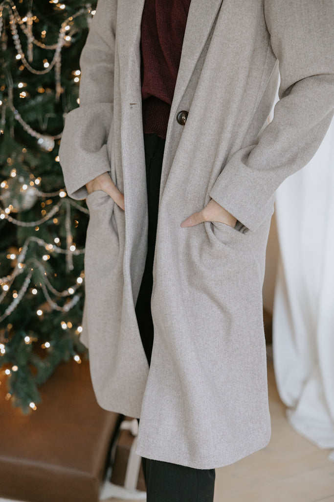 The Classic Coat - Oatmeal