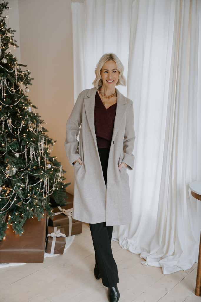 The Classic Coat - Oatmeal