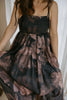 Floral Maxi Babydoll With Velvet Straps