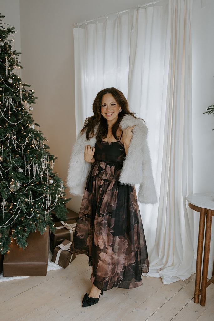 The Elevated Classic Faux Fur Jacket - Cream