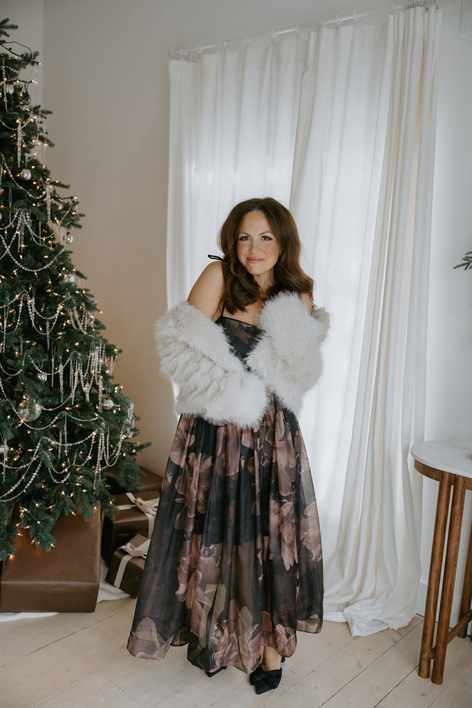 The Elevated Classic Faux Fur Jacket - Cream