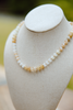 Pink And Clear Beaded Necklace