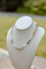Grey And Clear Beaded Necklace