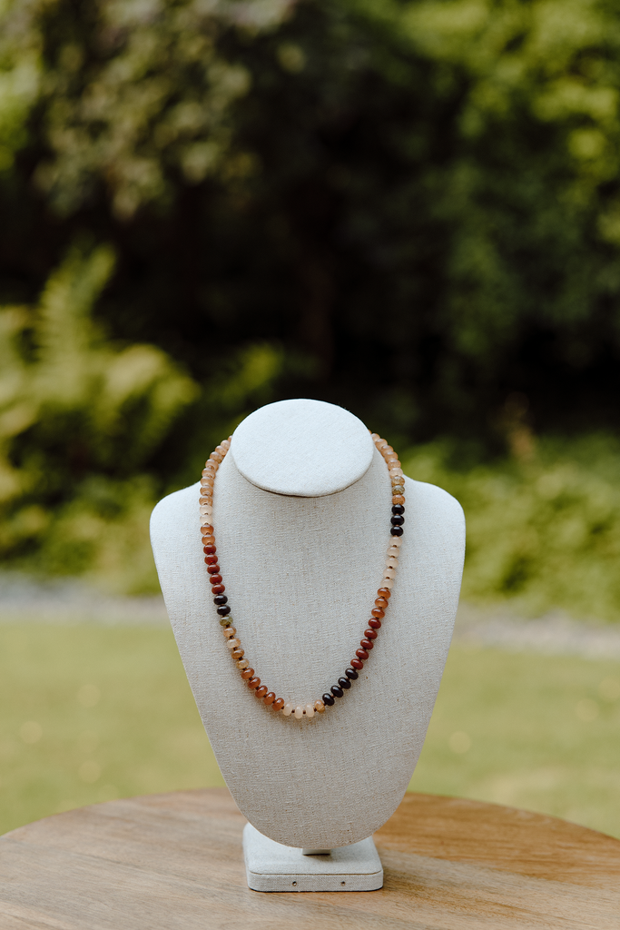 Brown Beaded Necklace