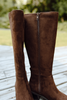Classic Fall Suede Boot - Brown