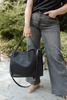 Woven Carry All Bag - Black