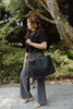 Woven Carry All Bag - Black