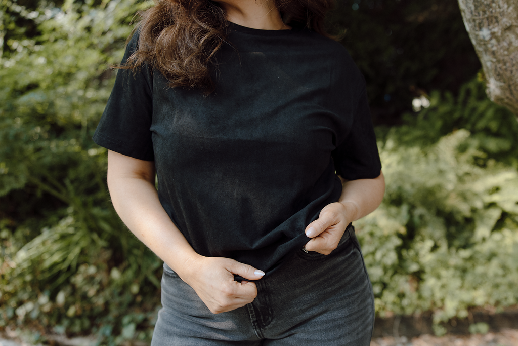 Faux Suede Shirt - Black