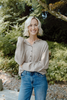 Lightweight Button Up Cardi - Mocha