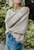 Lightweight Button Up Cardi - Mocha