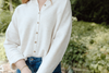 Lightweight Button Up Cardi - Oatmeal